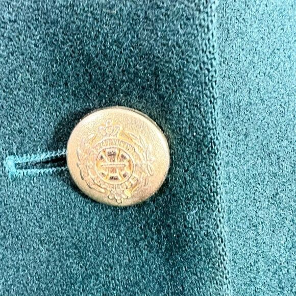 Vintage Pendleton Jacket Womens 16 Blazer Career Virgin Wool Green Lined - Picture 8 of 11